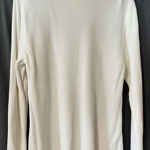 Croft & Barrow Cream Ribbed Turtleneck Sweater - Picture 1 of 4